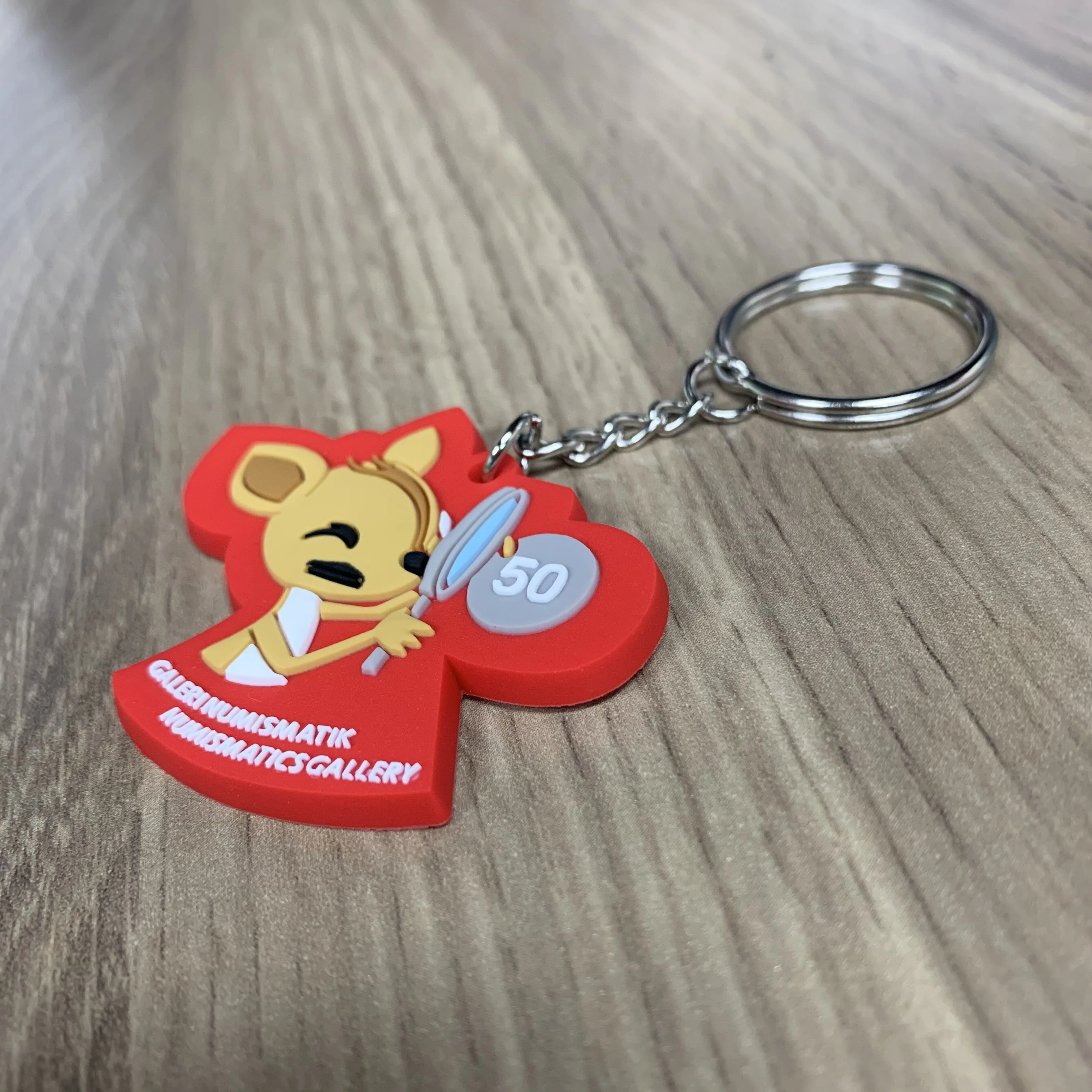 2023 Custom Gift Items 2d Soft Pvc Rubber Keyring Cute Cartoon Anime ...