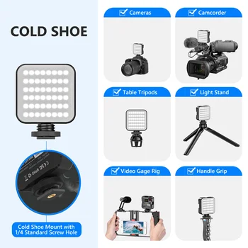 ST48B LED Fill Light Camera Photographic Lighting Hot Sale Model with Adjust Brightness Mode for Photography & YouTube detail image