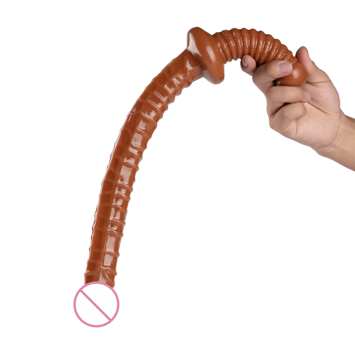 Pleasurables UK 18-Inch Black Sword Dildo Giant Realistic Veined Dong Deep Play Washable Sex Toy Vibrator