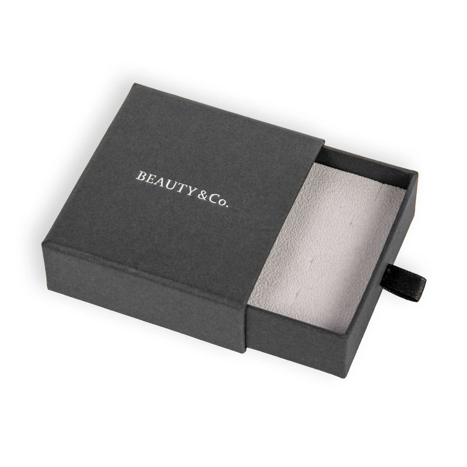 Custom Small pink Folding Cardboard Paper Box Ring Drawer Jewelry Packaging Box With Your Own logo