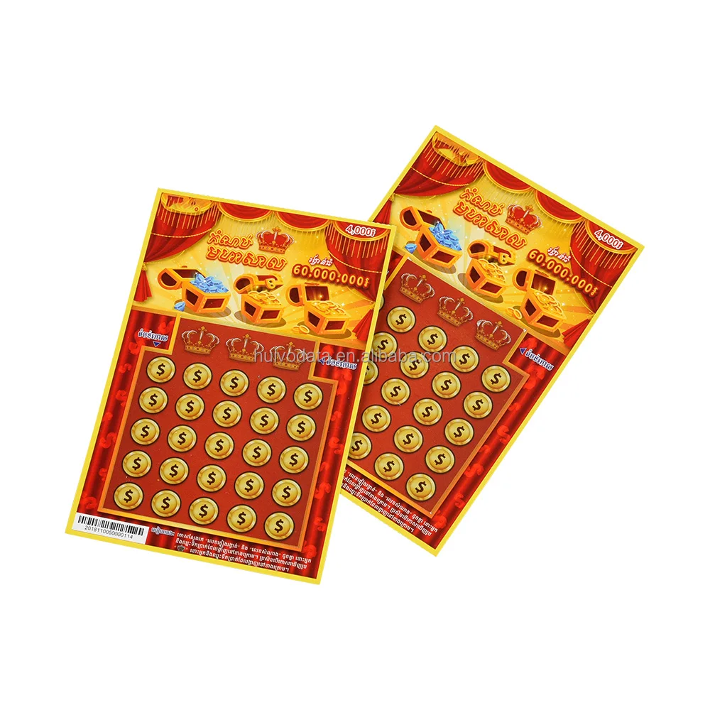 Customized Scratch Off Cards Ecofriendly Scratch Game Tickets Custom