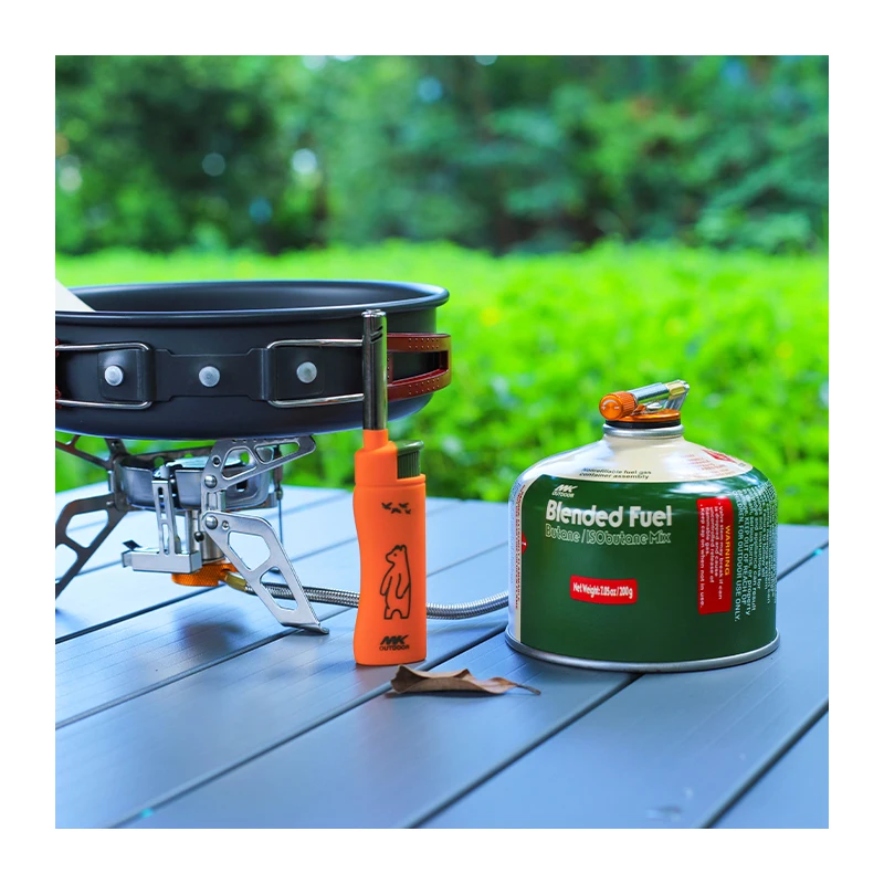 MK Camping Gas Stove Portable Butane Canisters for Outdoor Cooking