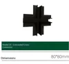 Model 35  Concealed Cross Connector