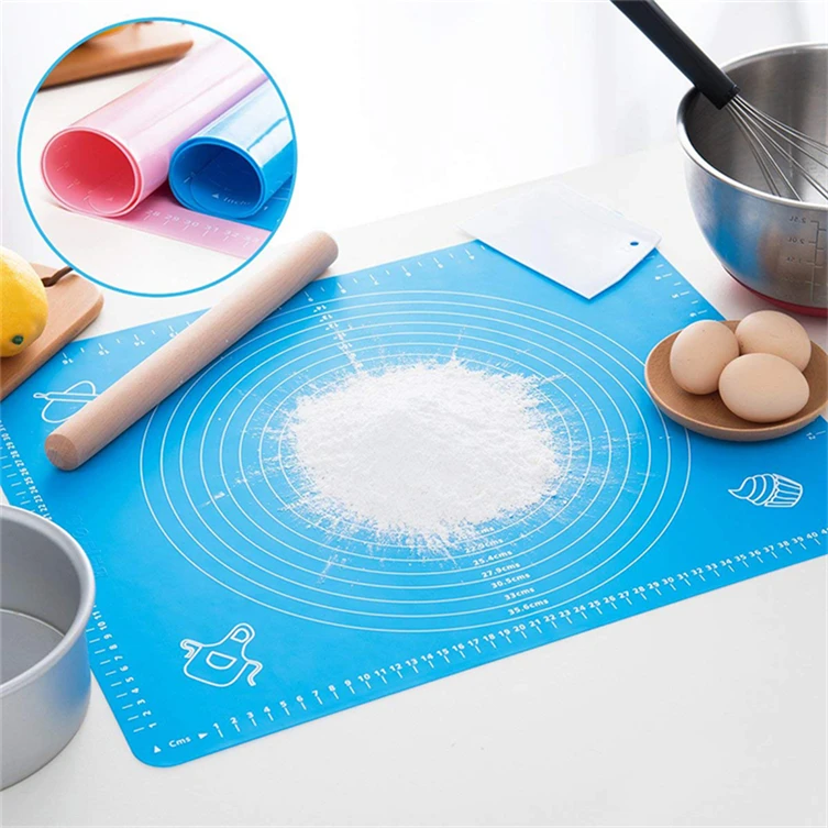 Top Selling Silicone Baking Mat Set Sheets Silieone With Measurements 42cm*29.5cm Macron 60X40cm Aniti Slip