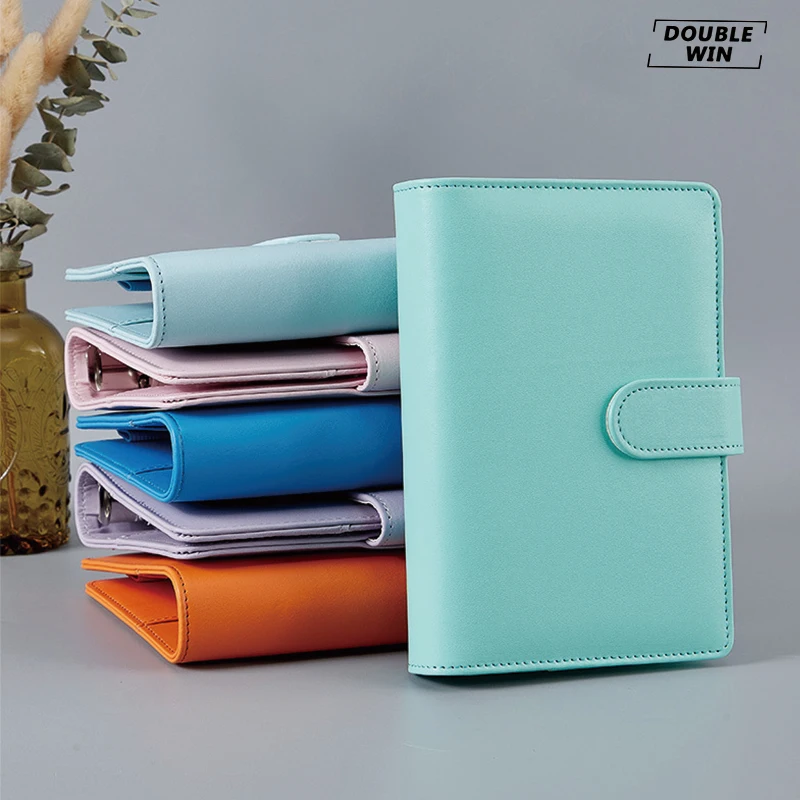 A6 Custom Planner Money Savings Agendas Organizer Mini Metal Ring Budget Binder With Cash Tracker Envelopes