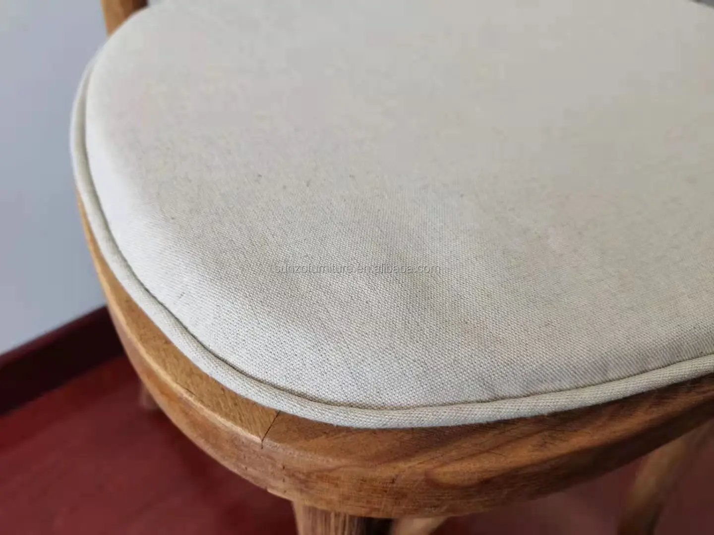 wood cross back chair
