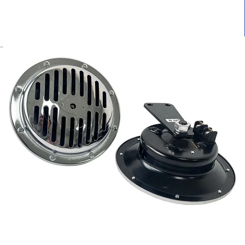 Flat Metal Horn 100mm 12V 61-33-1-243-486 61331357023 Good Chrome 