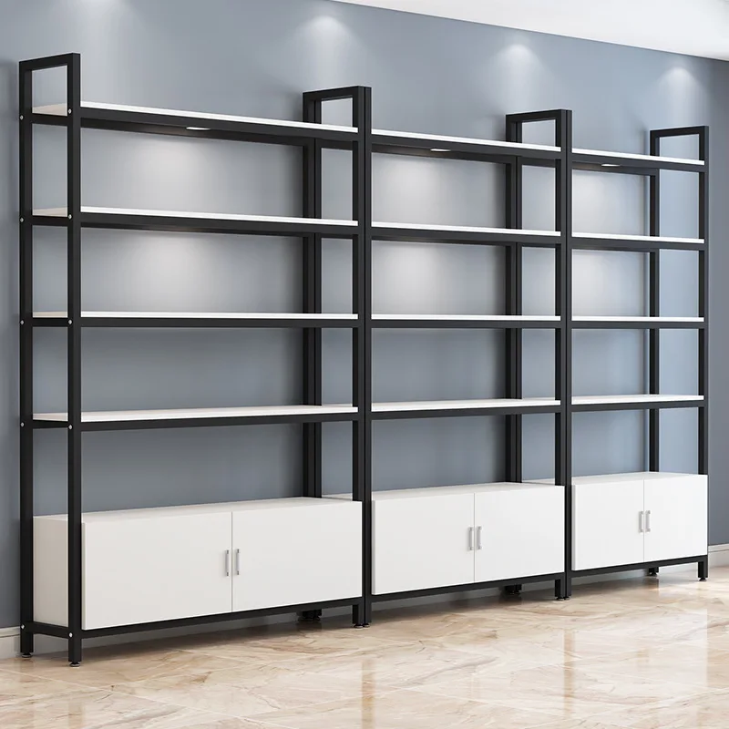 Mia 2025 Modern Display Rack for Beauty Salon Barbershop Supermarket Shelves Shopping Mall Display Cabinet Jewelry Boutique Cosmetic