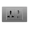 Wall socket with type C port
