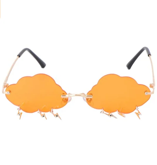 cloud sunglasses with raindrops