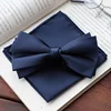 papillon blu+fazzoletto