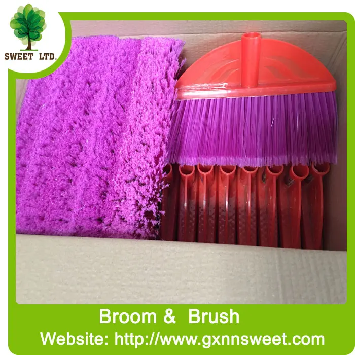 Indoor Outdoor Plastic Floor Cleaning Sweeping Broom Brush Plastic