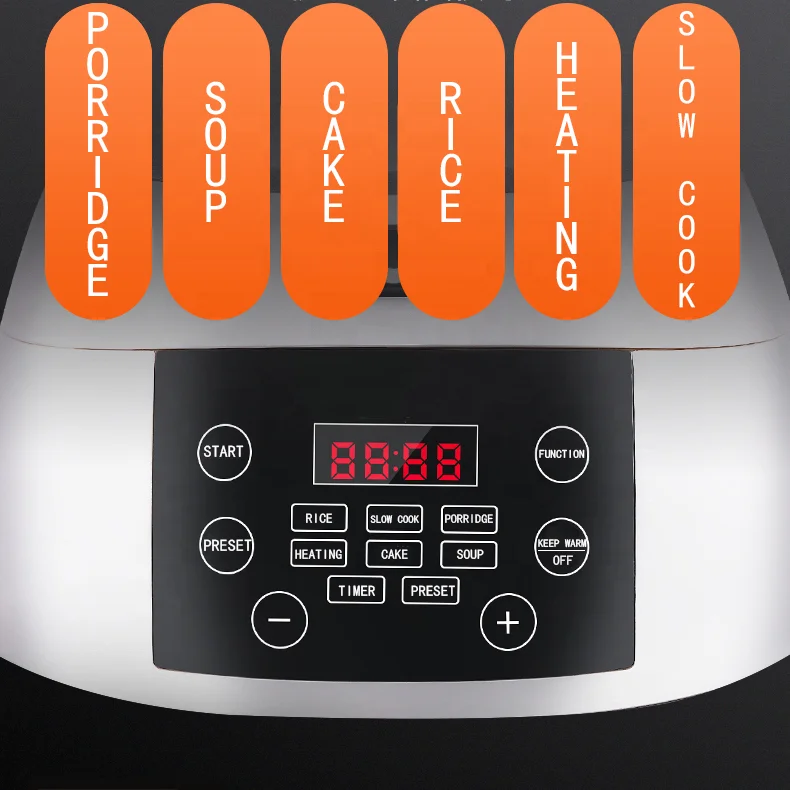2024 Home Appliances Smart 3L Cooking Rice Pot Low Sugar Mini  Electric Deluxe Rice Cooker