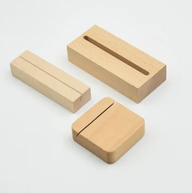 Деревянный держатель визитных карточек стойка регистрации