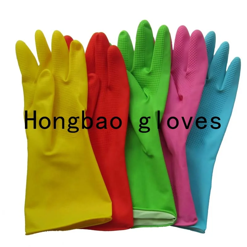 Gants De Travail En Latex Réutilisables - Lot De 12 Paires - Résistants Aux Produits Chimiques Et Alimentaires - Taille 6 - 3