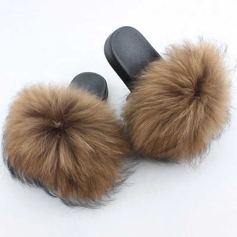 kid fur slides wholesale