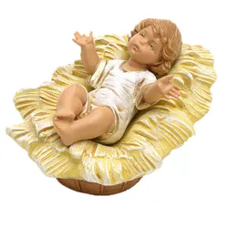 Статуэтка Младенца Иисуса в Кормушке из смолы
