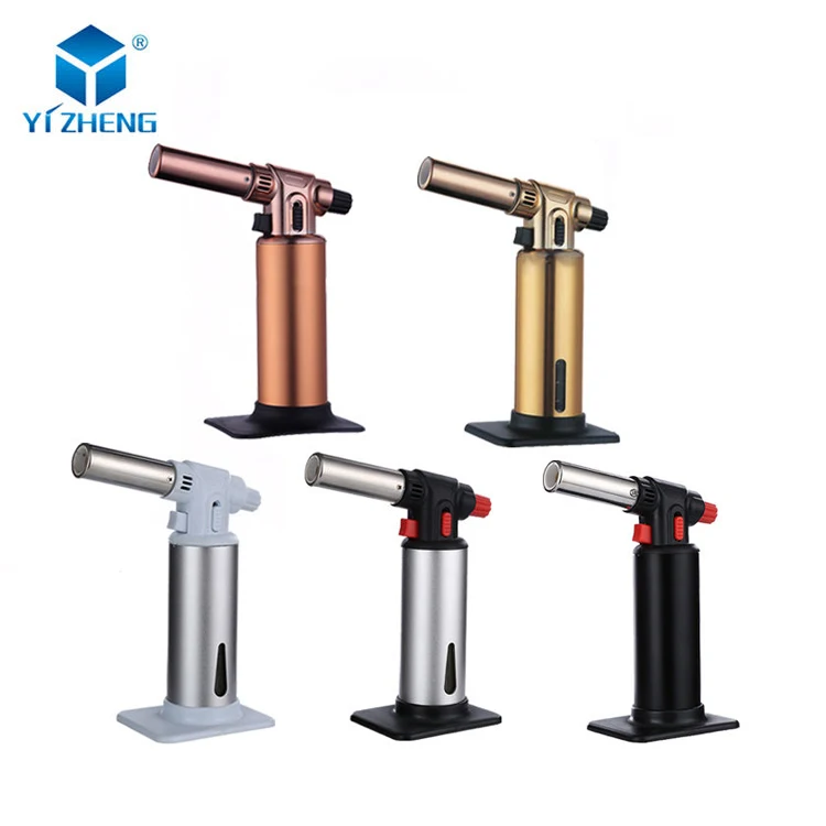 Изготовленный на заказ логотип Регулируемый ветрозащитный пламени Бутан плита кулинарный кухонный Газ факельная