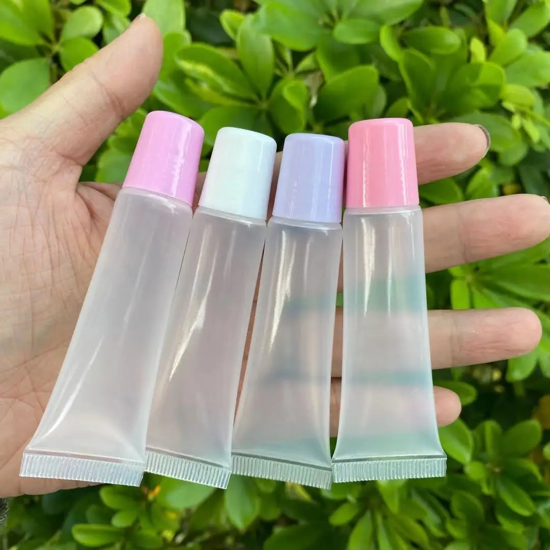 Custom LOGO Empty Squeeze Lip Gloss Tubes10ml 15ml Lip Gloss Squeeze Tube