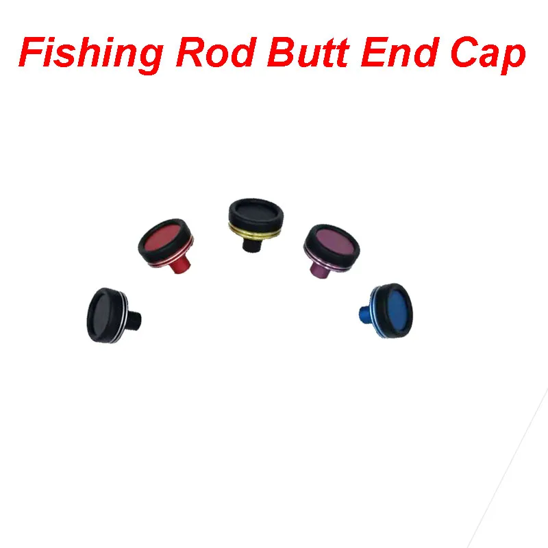 Details about   1Pc Rubber Butt Cap with Designer Aluminum Trim for Fishing Rod Building Parts 