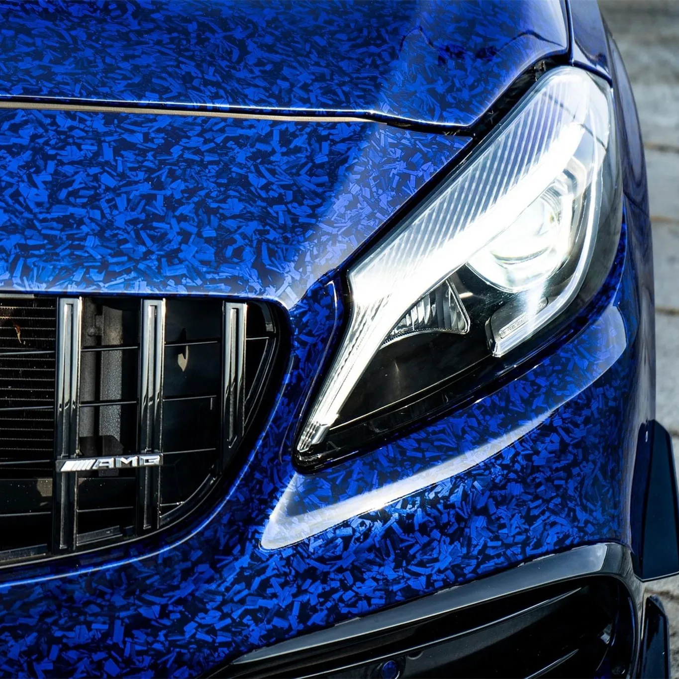 Hot Selling Factory Price Auto Body Wrapping Roll Vinyl Glossy Blue