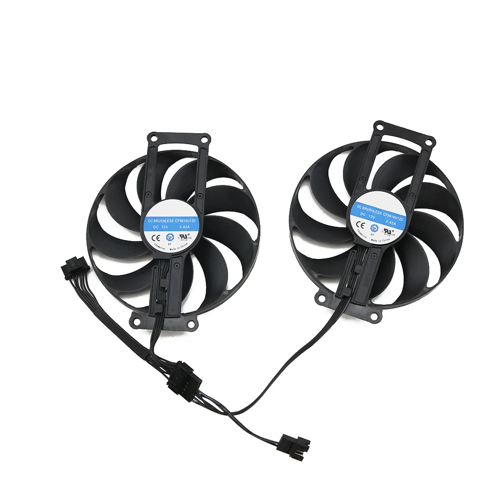 CF9010U12D FDC10H12S9-C RTX 3060 3060Ti 3050 вентилятор охлаждения для ASUS RTX3060 DUAL OC RTX3060Ti видеокарты
