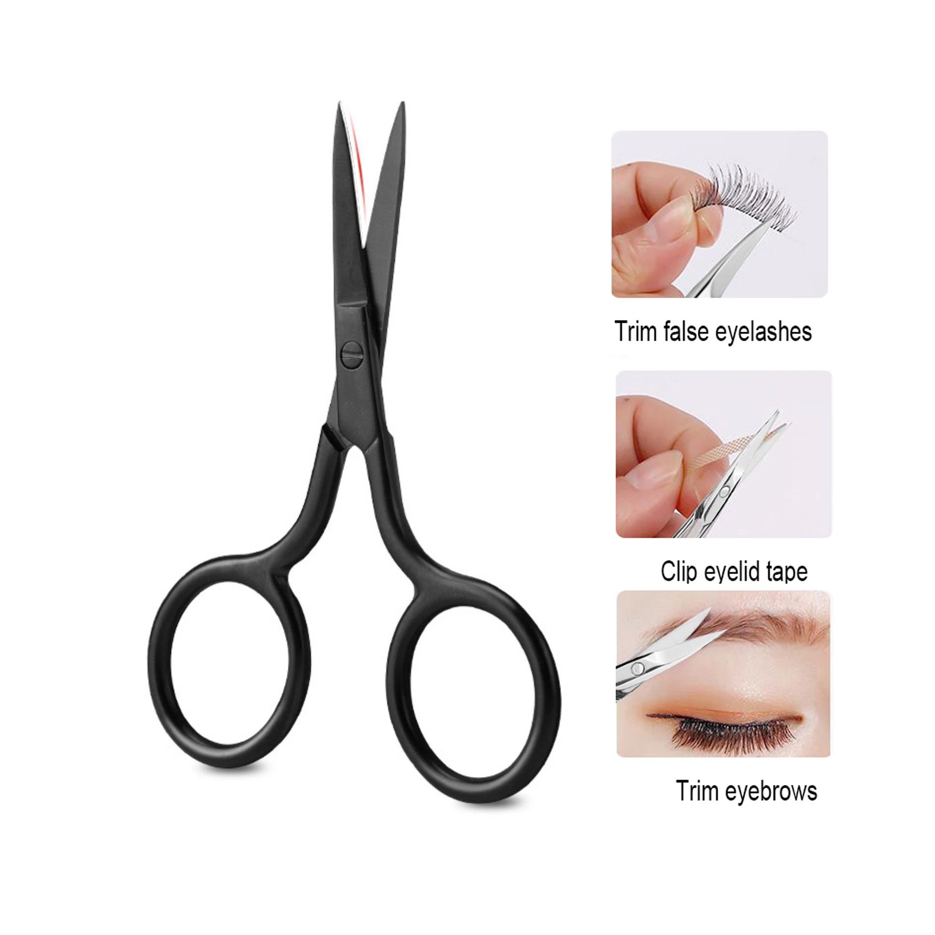 Tijeras pequeñas profesionales para recortar cejas pestañas Tijeras pequeñas profesionales para recortar cejas pestañas