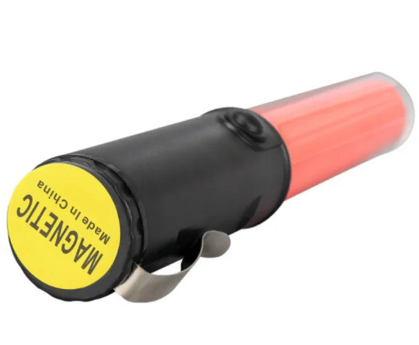 Недорогие перезаряжаемые 260 мм 300 540 безопасные командные палочки для дорожного движения светодиодная дубинка с