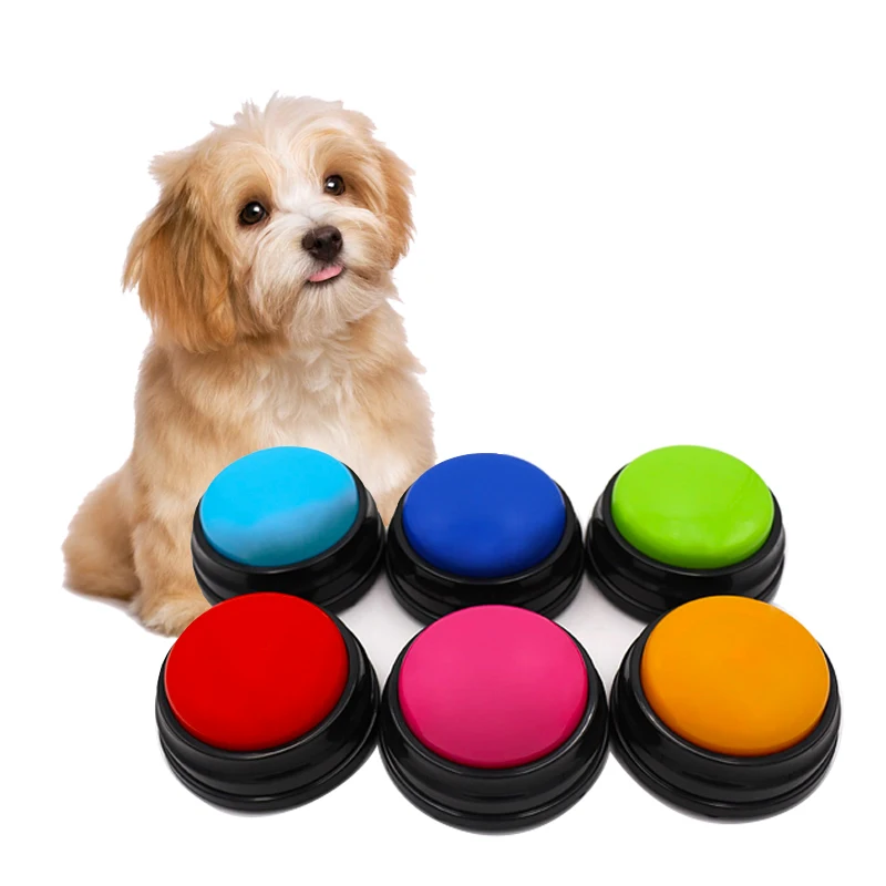 Free sample that was easy dog talking buzzer  button for gift