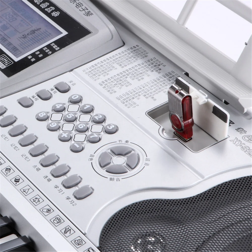 XY-329 電子キーボード ピアノ 61鍵 USB 初心者向け 子供用 鍵盤楽器