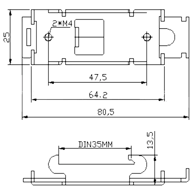 Spring Loaded DIN Rail Mount - Reliable and Versatile