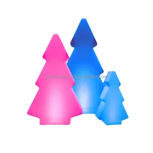 Christmas Tree Floor Lamp Waterproof Colorful LED Stand Light Floor Lamps for Holiday Christmas Illuminated Plastic Landscape