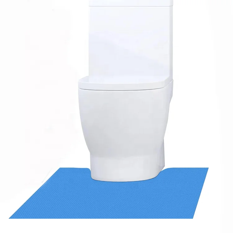 Disposable Toilet Commode Mat Deodorizing Toilet Mats Waterproof Bathroom U Shaped Mat for Kid Potty Training Incontinence