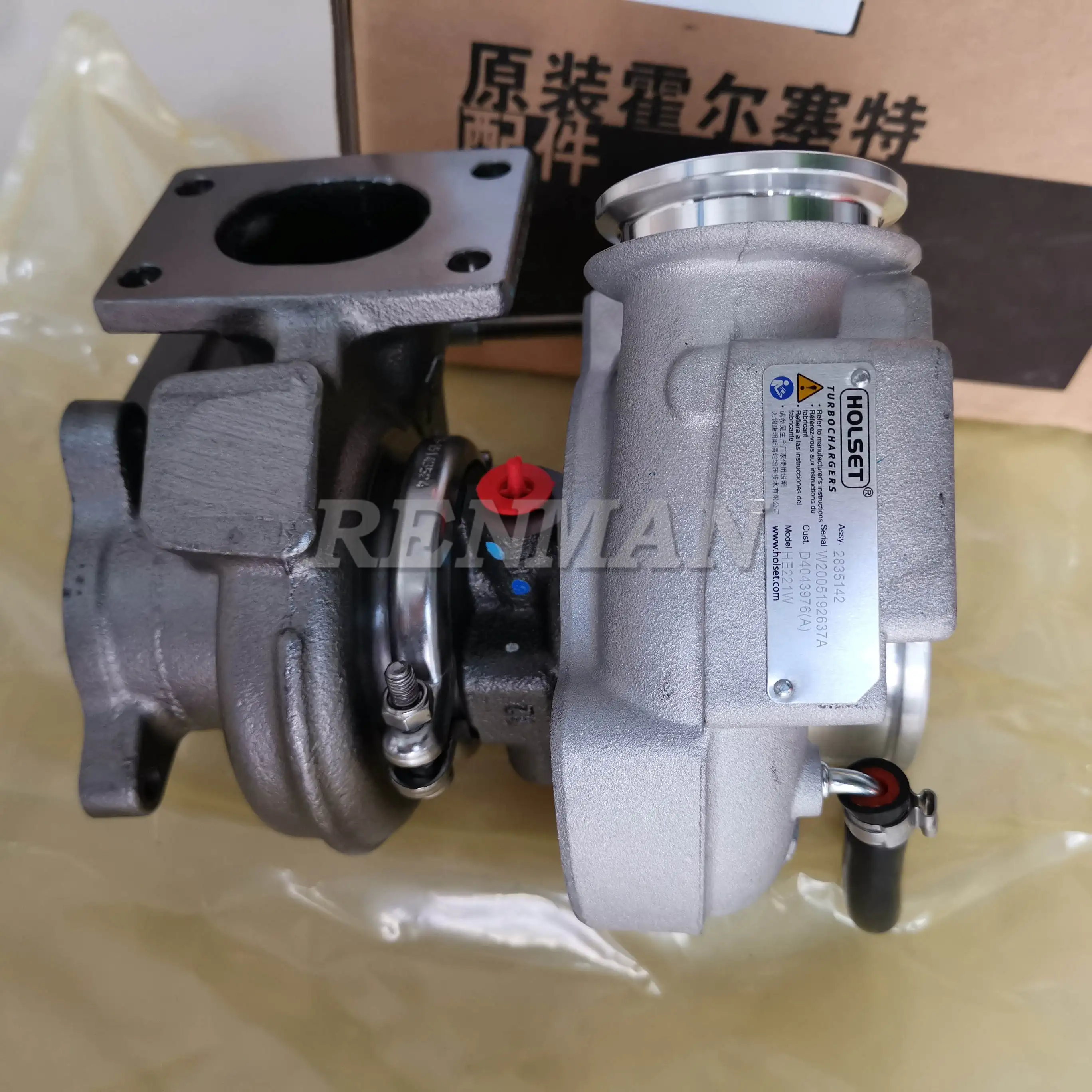 Cummins ISBE ISDE 4ISBe185 4ISDe185 4BT Engine Turbocharger 2835142 4043976