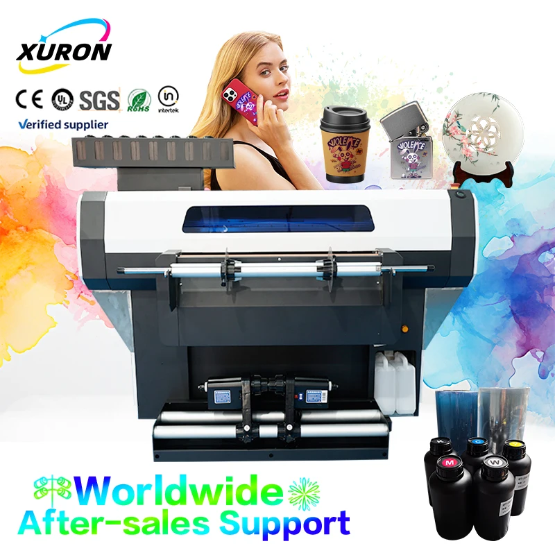 Smart Factory Provides Fully Automatic UV DTF Printer Remote Monitoring Multifunctional 300mm 600mm Print Dimensions New