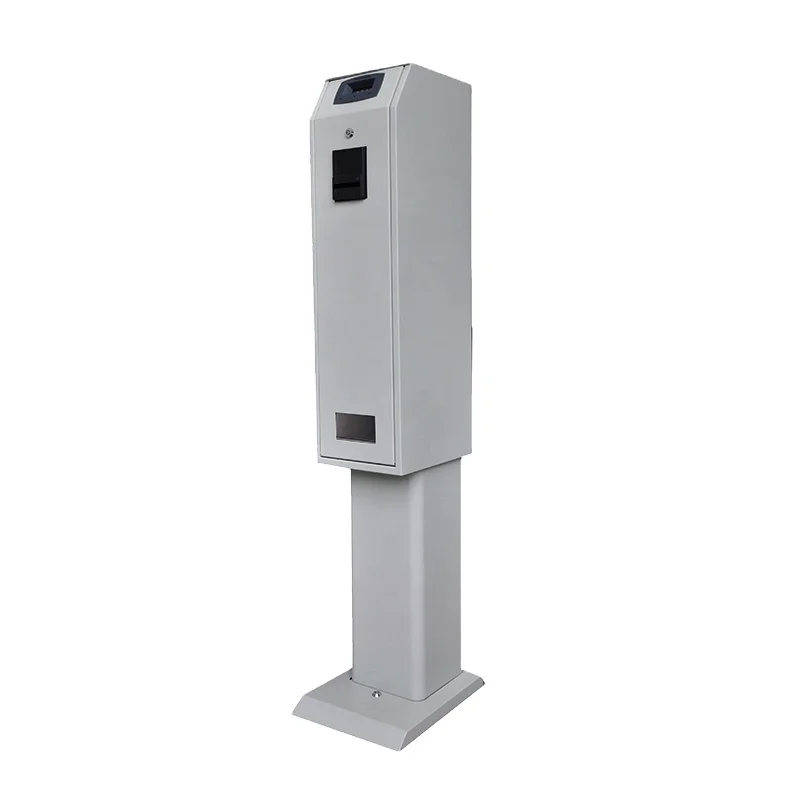 White Free Standing Coin Change Machine Money With 3 Coin Hoppers