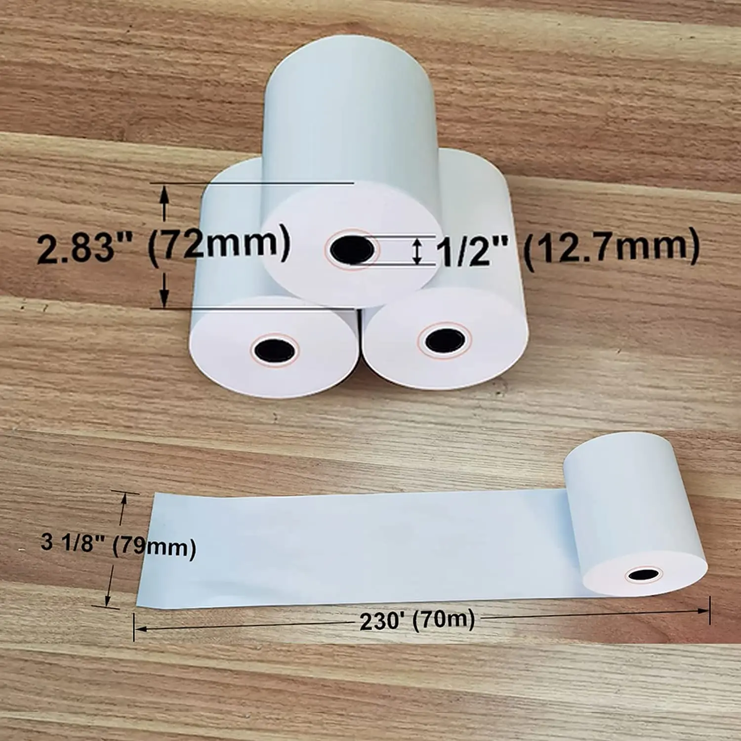 Заводская оптовая цена на термобумагу 80x80 мм 57x50 рулон
