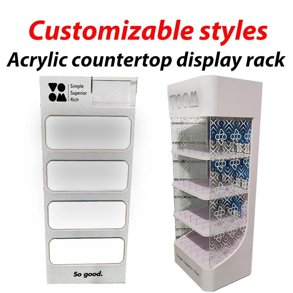 Bevis LED Customized Acrylic Display Show Case Acrylic Display Stand Store Cigarette Smoke Shop Acrylic Display Rack