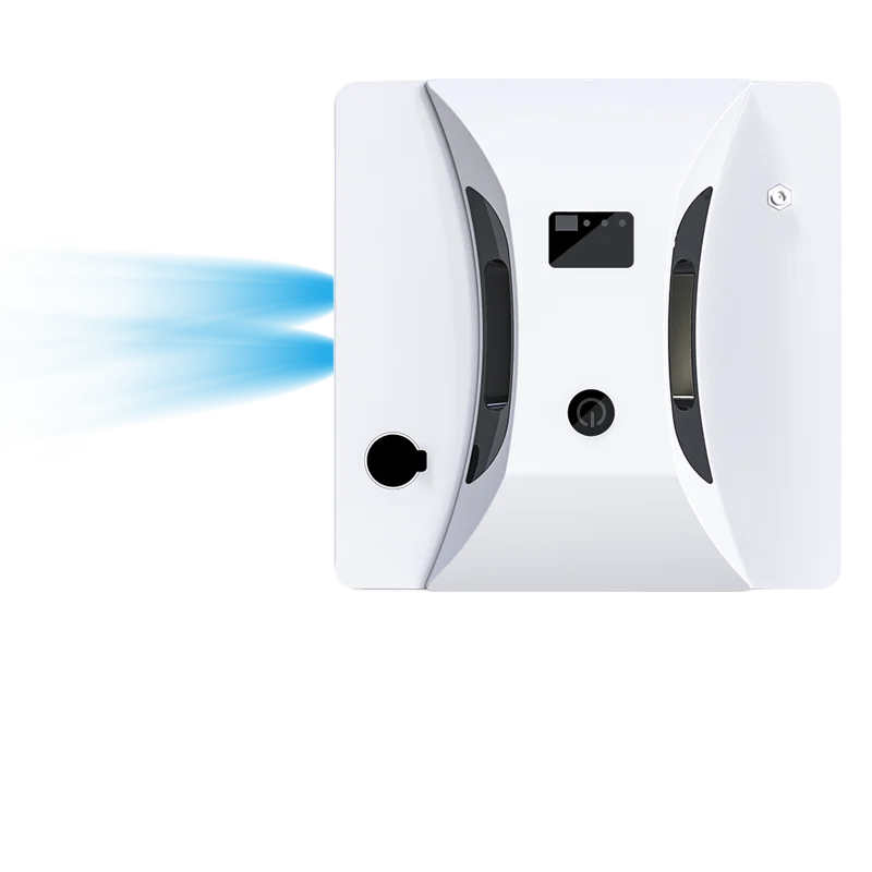 Window Cleaner Robot Window Cleaner With Water Sprayer for Automatic Cleaning for Household Vacuuming 10 Cleaning Cloths