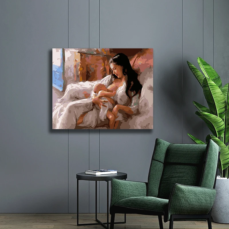 Handpainted Painting by Numbers Portrait Paint by Numbers Custom Nude Paint by Numbers for Adults DIY Still Life Paintings