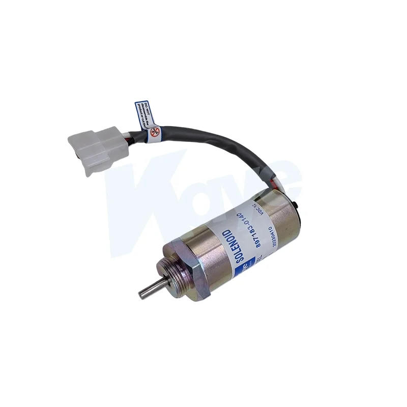 High Quality Excavator Part 12V Fuel Shutdown Solenoid 897183-0140