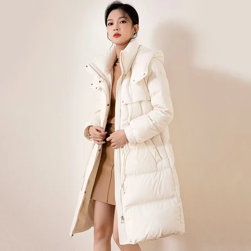 Best Selling Custom Winter Clothing Womens Jackets Down Coats Long Down Bubble Coat for Women