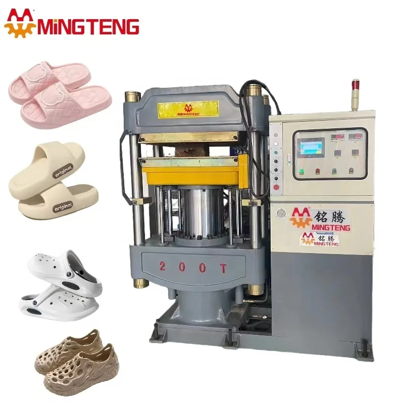 MT-9200 Second Hand Double Color EVA Sandals Slippers Shoes Sole Making Machine Eva Foaming Molding Machine Eva Terlik Makinesi