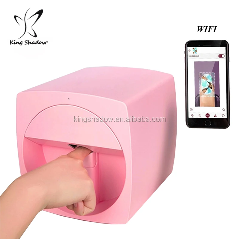 Nail Salon Equipment New 3d Nail Art Printing Machine Digital Mobile Nail Printer