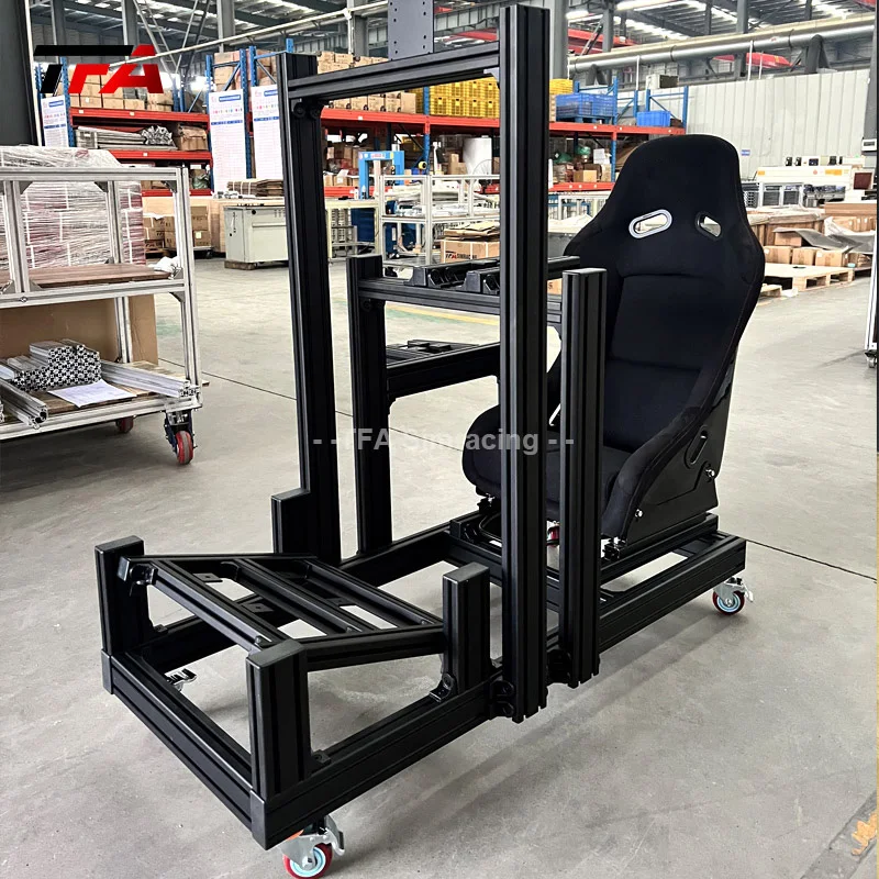 DIY Aluminum Profile VR Driving Simulator Extreme Motion Gaming Seat ...