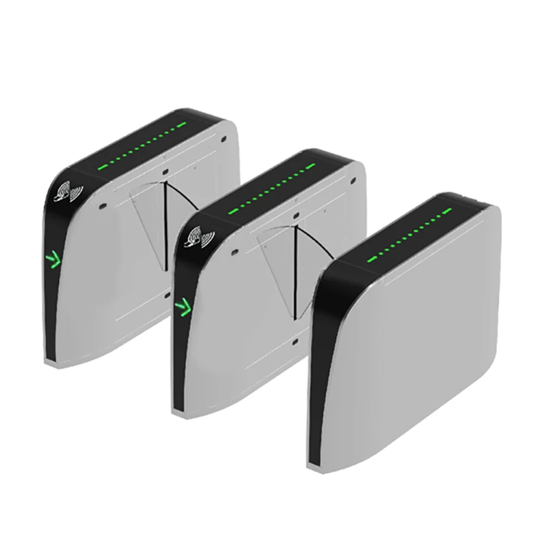 RFID Flap Turnstile System Automatic Waterproof Portable 304 Stainless Steel Gym Access Controls Turnstile Gate Price