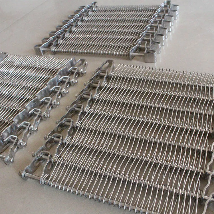 Food Grade SS304 Wire Portable Conveyor Belt Stainless Steel Mesh Conveyor Belt
