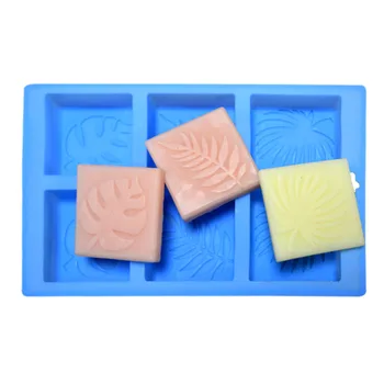 Handmade Reusable Soap Silicon Moulds Custom Pattern Square Silicone Baking Molds