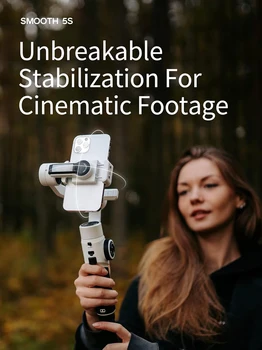 Zhiyun Smooth 5S Phone Gimbal 3-Axis Smartphone Stabilizer with Built-in Fill Light detail image