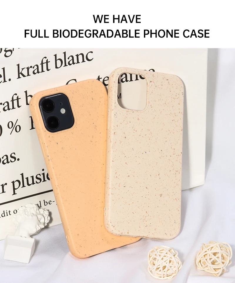 For Eco Friendly 11 12 14 15 Pro Max Wood Case Mobile Phone Cork Iphone